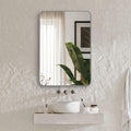 Elegant 22x30 Inch Silver Metal Framed Bathroom Mirror for Modern Homes