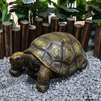 21.3in Realistic 3D Turtle Statue - Weather-Resistant Garden Decor