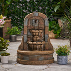 Elegant 29in High Bagwell Outdoor Fountain - Weather Resistant & Relaxing