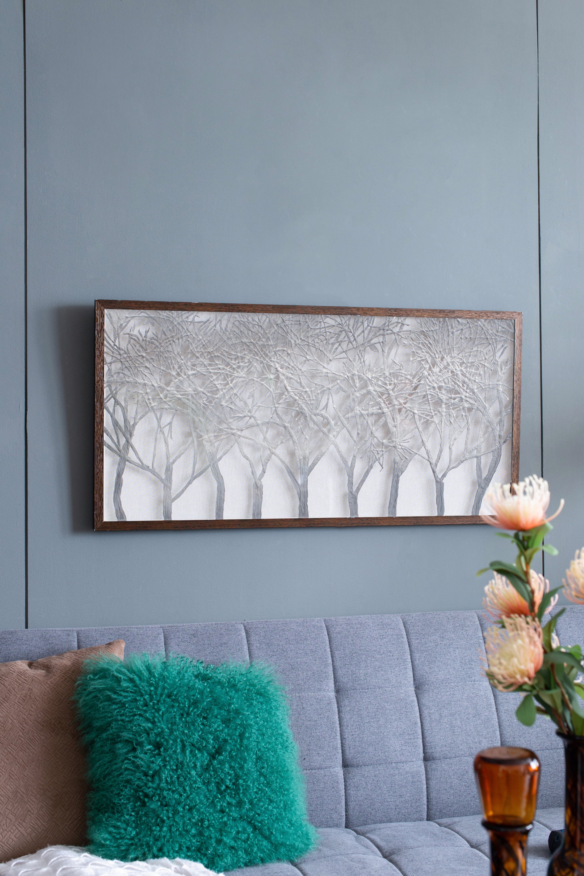 Elegant Giotto Forest Shadow Box Wall Decor for Home & Office