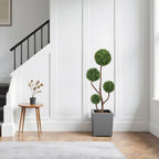 4FT Tall Artificial Boxwood Topiary Tree for Indoor & Outdoor Decor