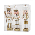Charming Set of 3 Nutcracker Ornaments for Festive Holiday Decor